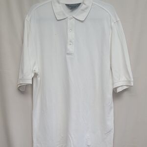 Brooks Brothers Performance Golf Polo Shirt White Men’s Size M